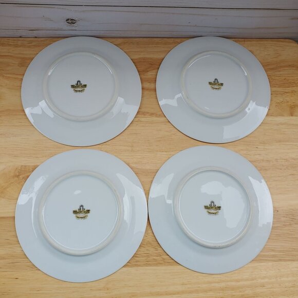 Harmony House Wembley Fine China Bread Plates Floral Design 6" Set Of 4 Japan - Picture 2 of 6